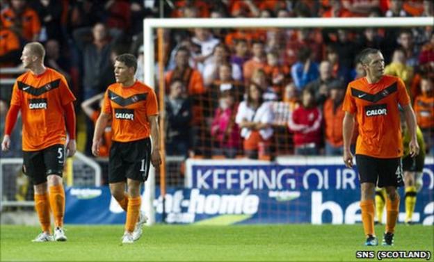 Dundee United players
