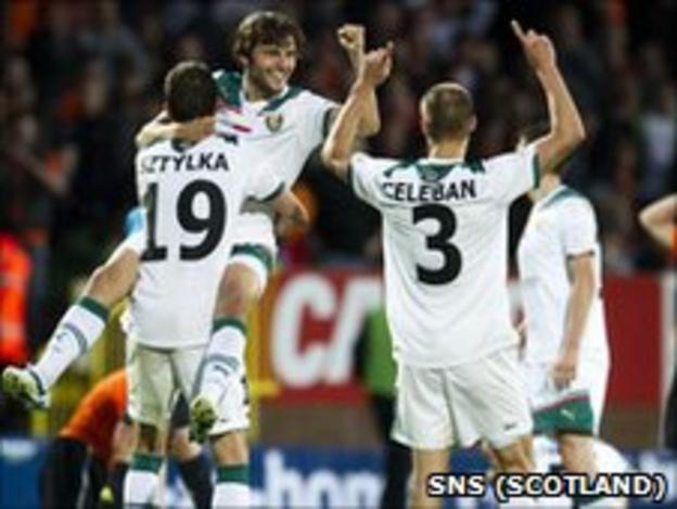 Slask Wroclaw players