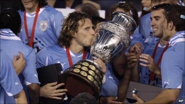 Diego Forlan scored twice in the final