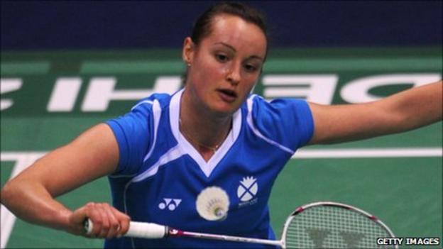 Badminton player Susan Egelstaff