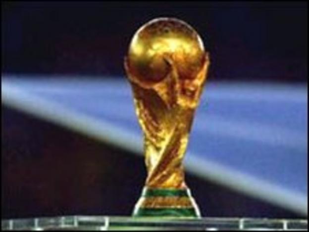 The Fifa World Cup trophy