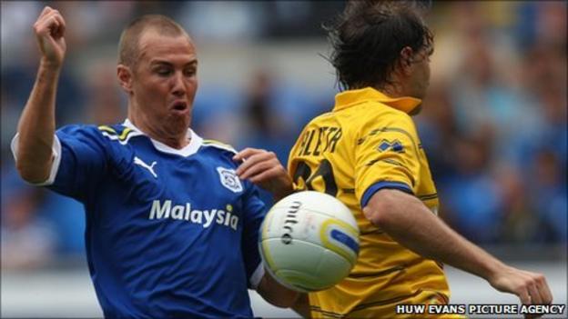Cardiff City striker Kenny Miller