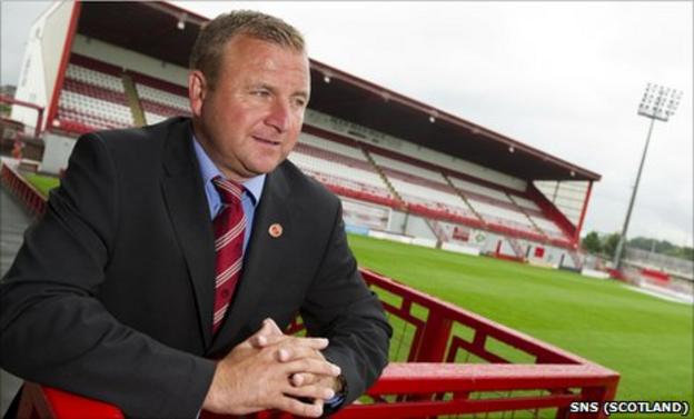 Billy Reid targets promotion for Hamilton Accies BBC Sport