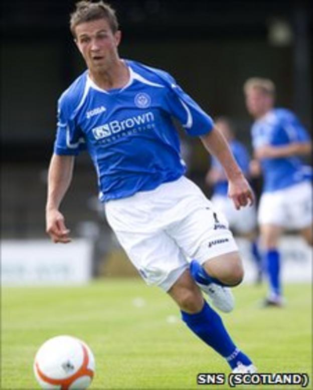 St Johnstone midfielder Chris Millar