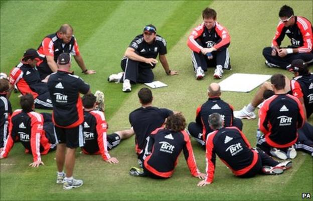 The England Test team