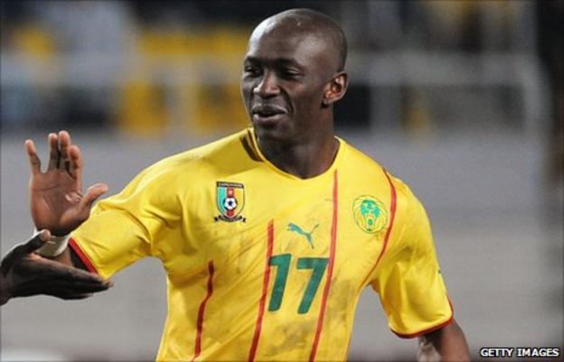 Cameroon and Marseille midfielder Stephane Mbia