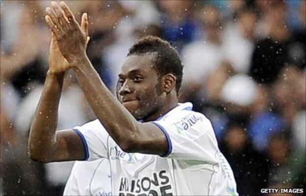 Auxerre and Burkina Faso's Alain Traore