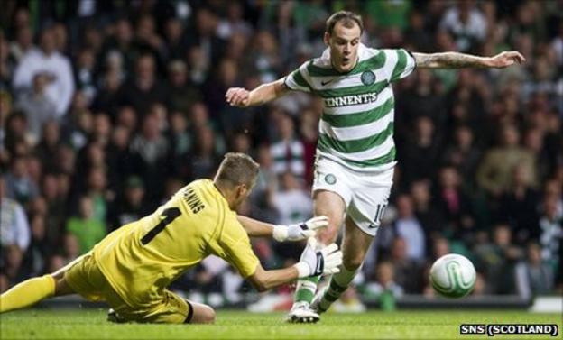 Celtic forward Anthony Stokes