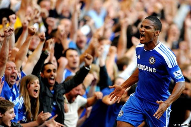 Florent Malouda celebrates