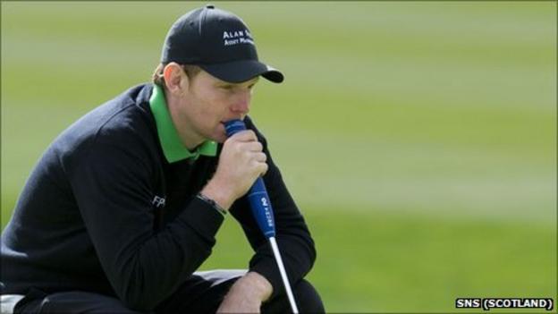 Scottish golfer Stephen Gallacher