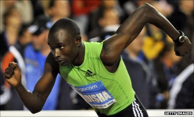 Kenyan 800m runner David Rudisha