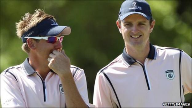 Ian Poulter (left) and Justin Rose