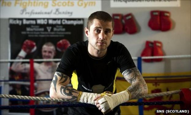 Scotland's WBO super-featherweight champion Ricky Burns