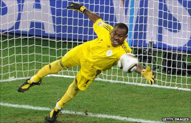 Nigerian goalkeeper Vincent Enyeama