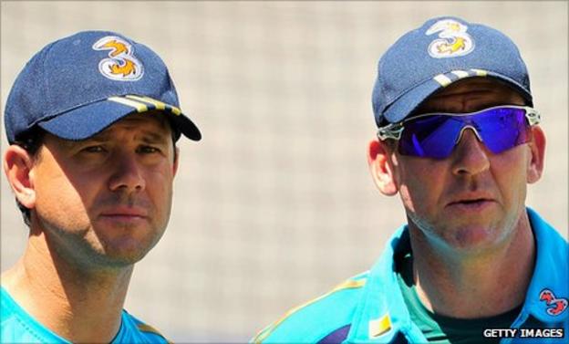 Ricky Ponting and Tim Nielsen