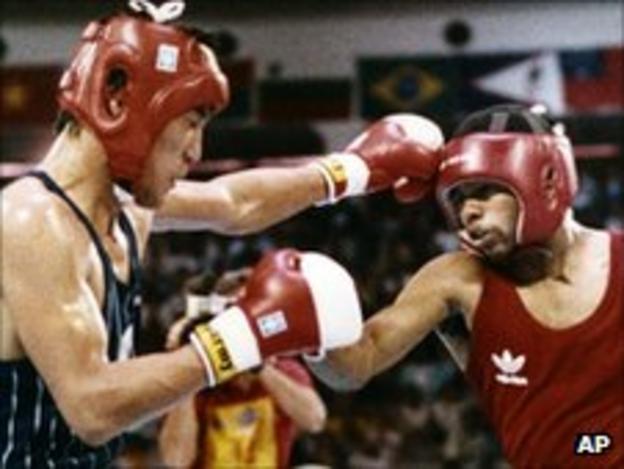 Park Si-Hun and Roy Jones