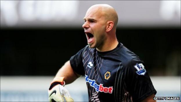 Marcus Hahnemann playing for Wolves