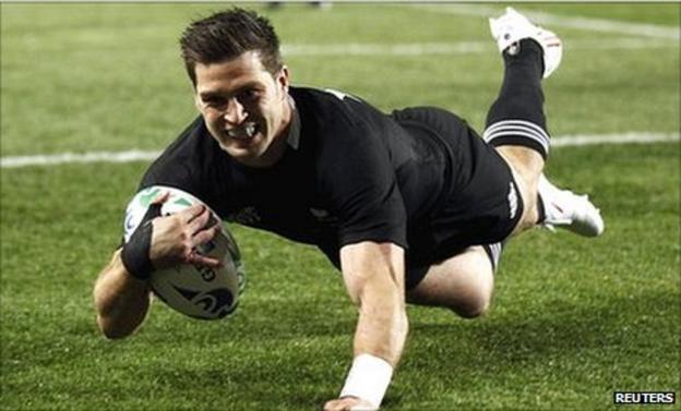 Cory Jane scored a spectacular try for New Zealand