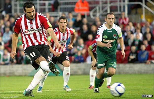 Eamon Zayed's penalty was enough to give Derry victory over Cork City