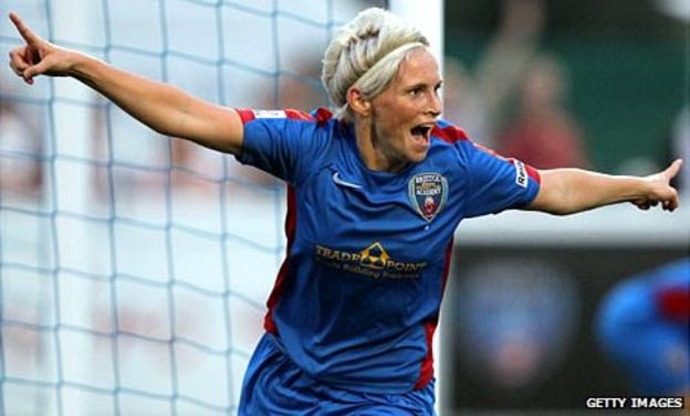 Jess Fishlock, top scorer for Bristol Academy