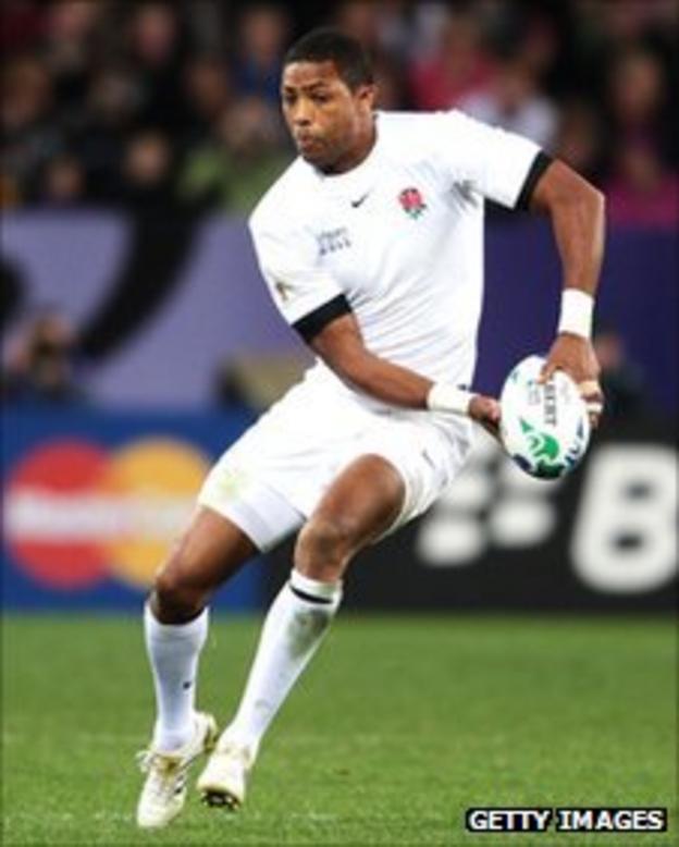 Delon Armitage in action for England at the World Cup
