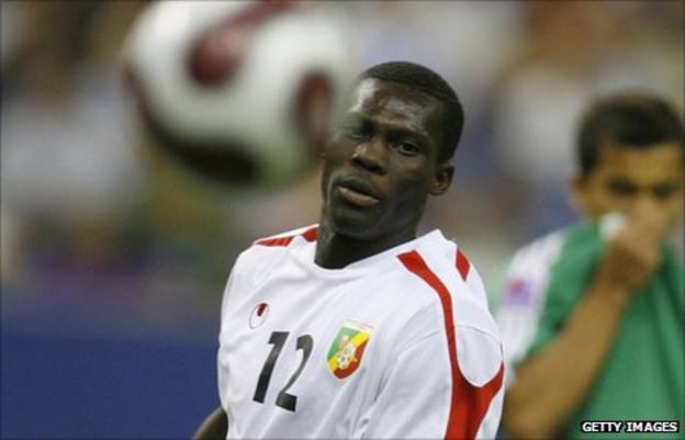Wydad's Congo striker Fabrice Ondama