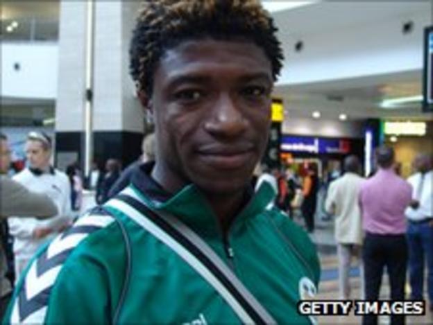 Sierra Leone striker Mohamed Bangura