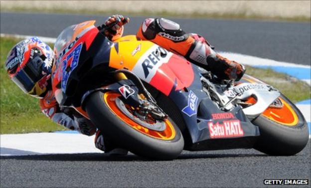 Casey Stoner has won at Phillip Island for the last four years for Ducati