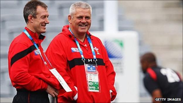 Robert Howley and Warren Gatland