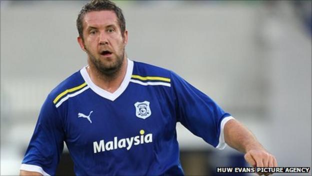 Cardiff City striker Jon Parkin