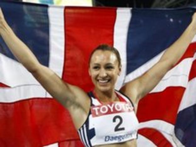 British heptathlete Jessica Ennis