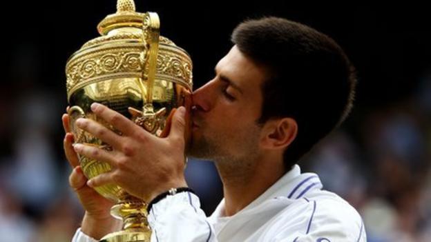 Novak Djokovic won the Wimbledon men's singles title this year
