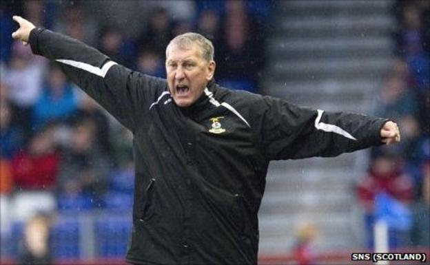 Inverness Caledonian Thistle manager Terry Butcher