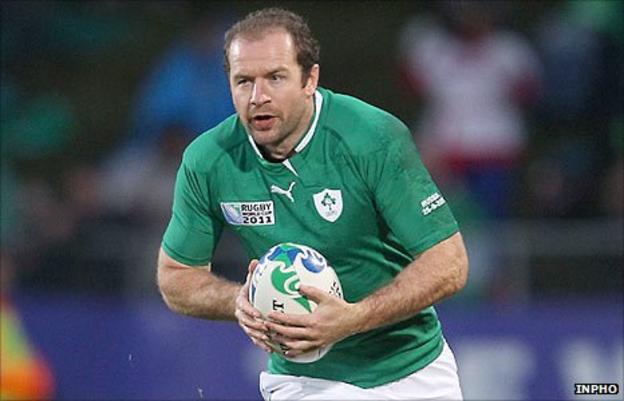 Ireland full-back Geordan Murphy