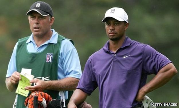 Steve Williams shared in 13 of Tiger Woods's 14 major victories