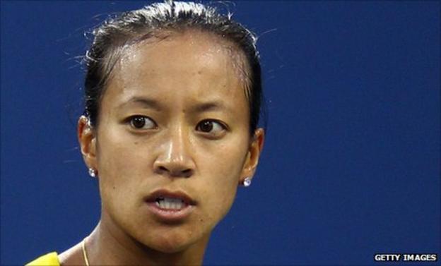 Britain's Anne Keothavong beat Austrian Yvonne Meusburger in Germany