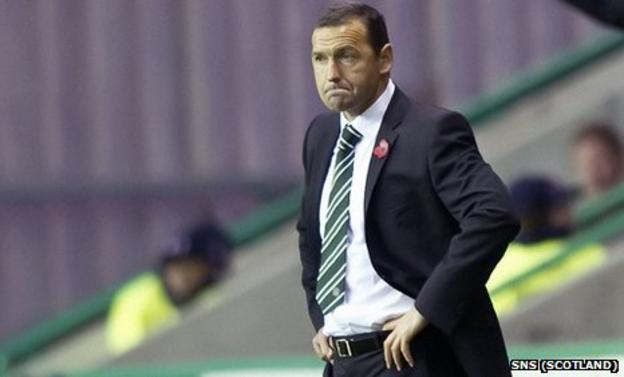 Colin Calderwood sacked as Hibernian manager - BBC Sport