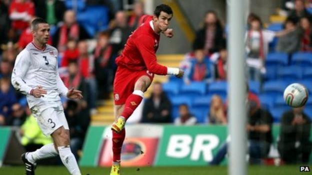 Gareth Bale puts Wales ahead