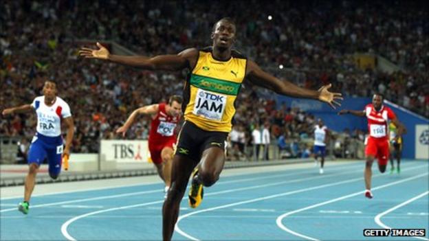 Sprinter Usain Bolt