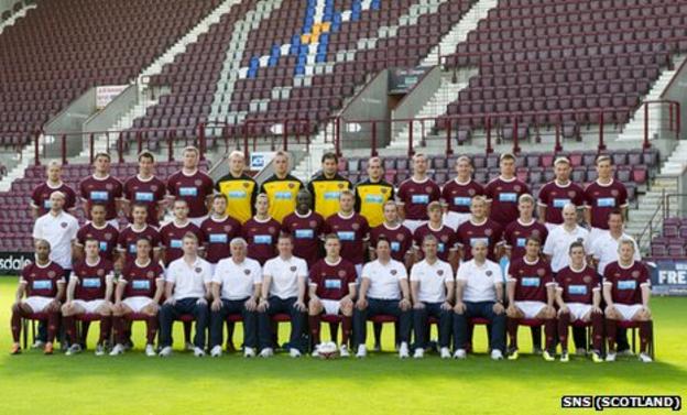 The Hearts first-team squad for season 2011/12