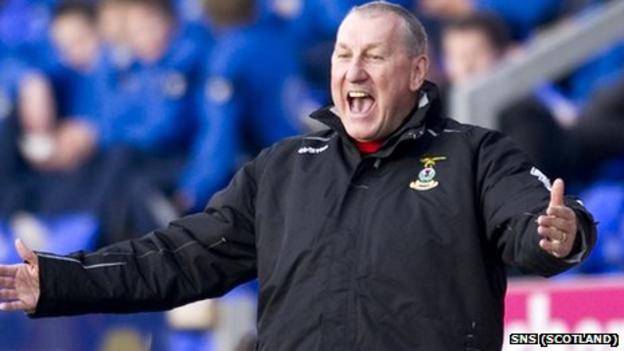 Inverness CT manager Terry Butcher