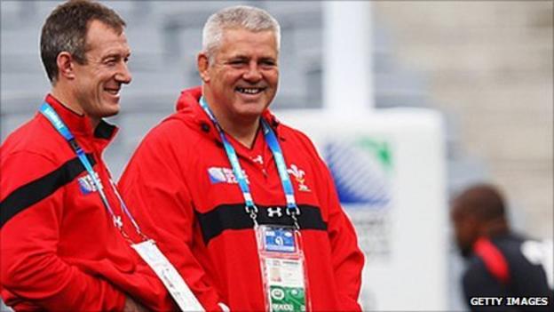 Rob Howley and Warren Gatland