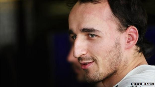 Renault driver Robert Kubica