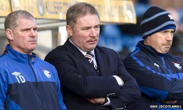 Rangers manager Ally McCoist
