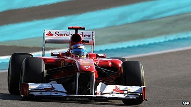 Fernando Alonso's Ferrari