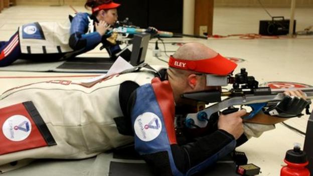 Scottish shooters Jen McIntosh and Neil Stirton