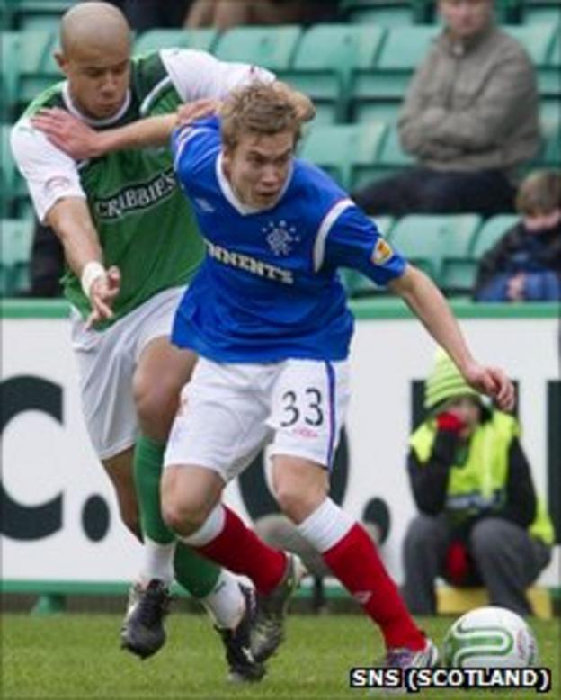 Rangers midfielder Thomas Bendiksen