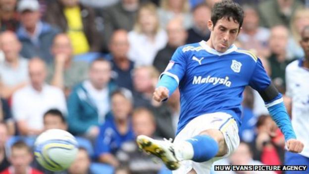Cardiff City midfielder Peter Whittingham