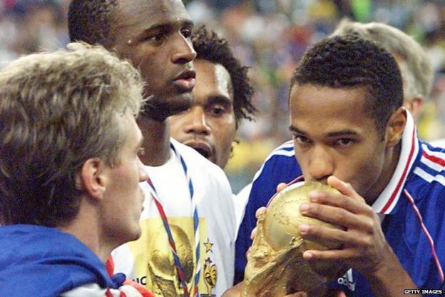 Thierry Henry, Didier Deschamps, Patrick Vieira
