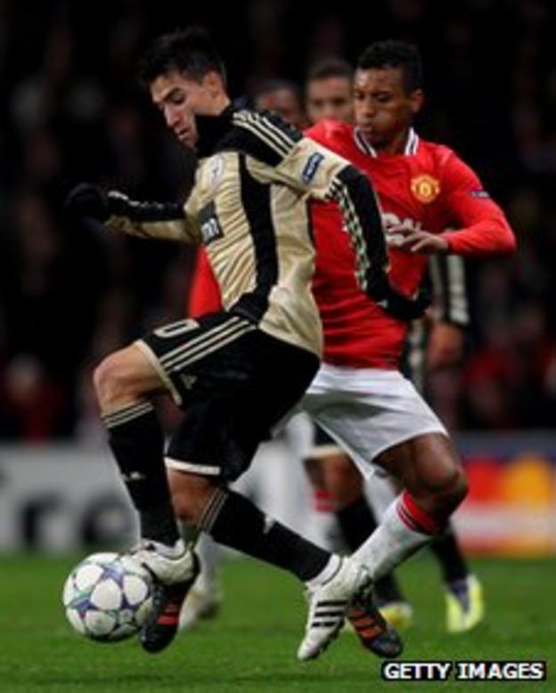 Benfica's Nicolas Gaitan